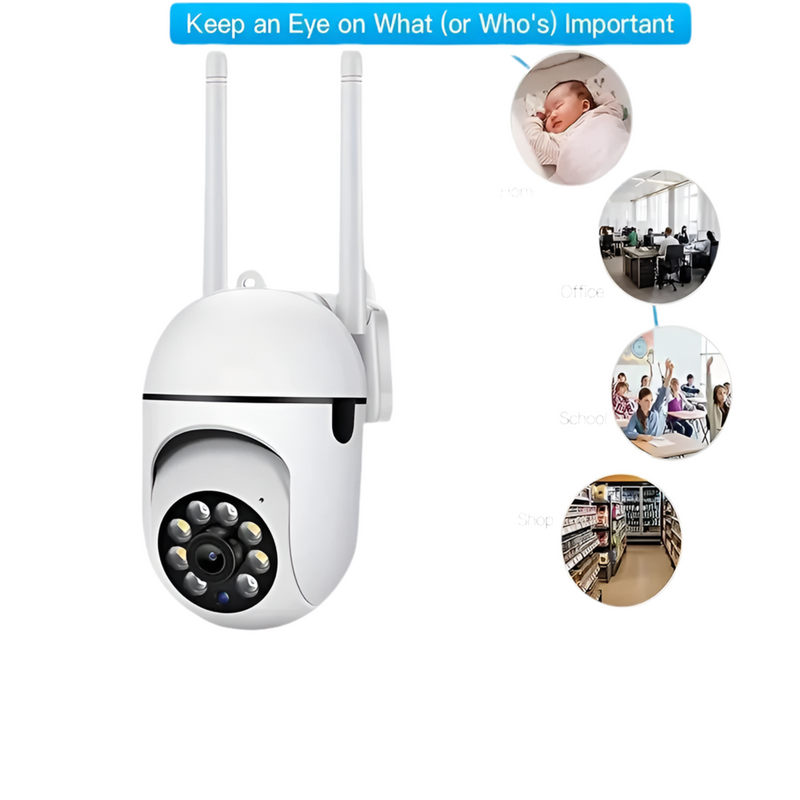 3MP WiFi Camera Home PTZ IP Camera Color Night Audio Wireless Surveillance Camera Auto Home Tracking Security  CCTV Camera