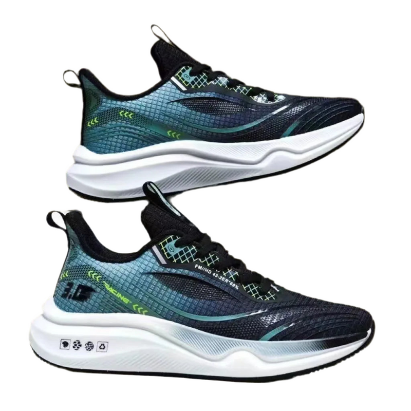 Lightweight Running Shoes For Men Breathable Rebound Casual Sneakers Outdoor Non-Slip Walking Shoes Trendy Lace-Up Man Sneakers