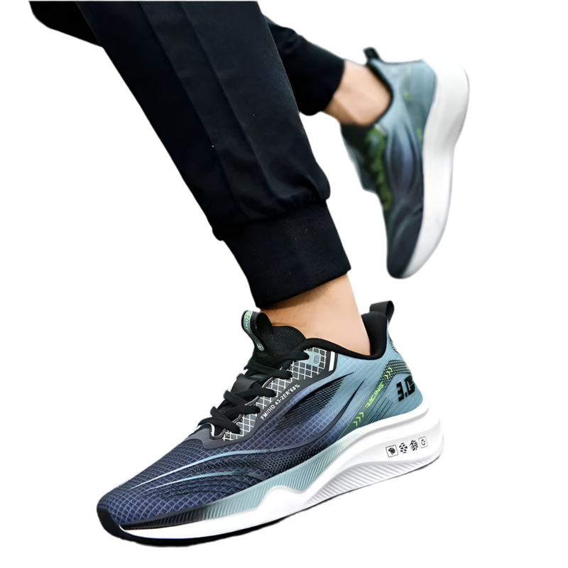 Lightweight Running Shoes For Men Breathable Rebound Casual Sneakers Outdoor Non-Slip Walking Shoes Trendy Lace-Up Man Sneakers