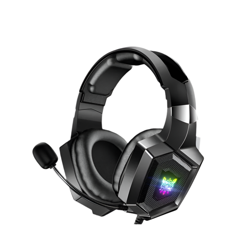 ONIKUMA Wired Stereo Gaming Headphones With Mic LED Lights for Gamer Headset