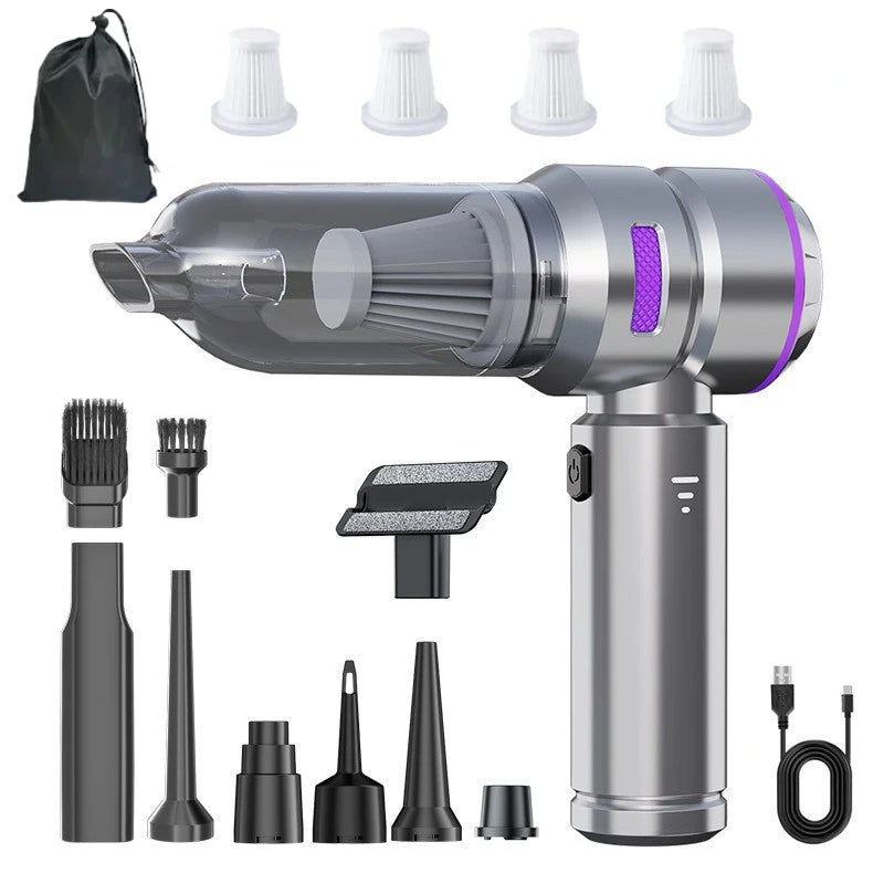 Car Vacuum Cleaner High Power Portable Handheld Wireless Brushless Motor Cleaning Machine Powerful Air Duster for Home Appliance